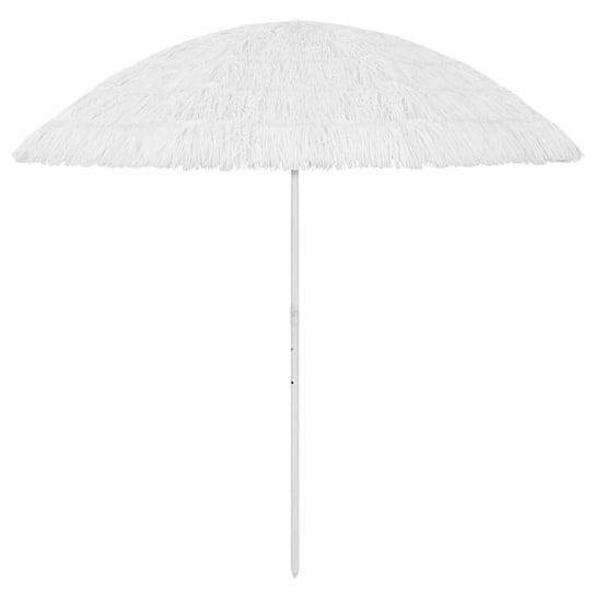 vidaXL Parasol plażowy w hawajskim stylu, biały, 300 cm vidaXL