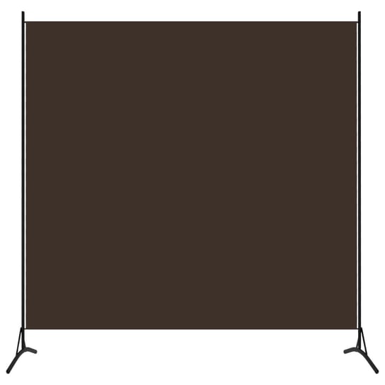 vidaXL Parawan 1-panelowy, brązowy, 175 x 180 cm vidaXL