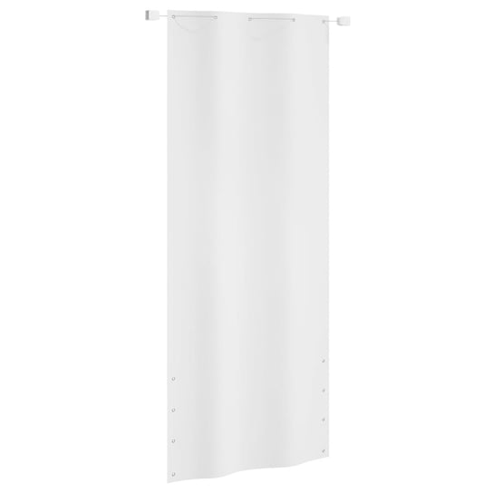 vidaXL Parawan balkonowy, biały, 100x240 cm, tkanina Oxford vidaXL