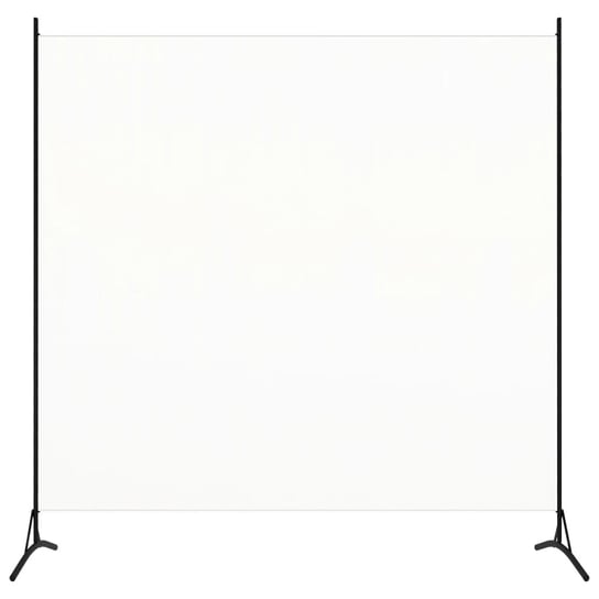 vidaXL Parawan pokojowy, biały, 175 x 180 cm, tkanina vidaXL