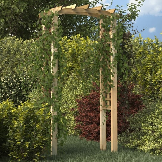 vidaXL Pergola ogrodowa z kratką, 110x60x210 cm, drewno sosnowe vidaXL