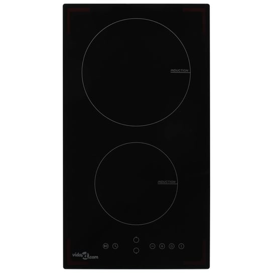 vidaXL Płyta indukcyjna z 2 palnikami, dotykowa, szklana, 3500 W vidaXL