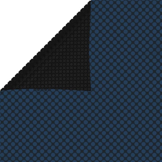 vidaXL Pływająca folia solarna z PE, 549x274 cm, czarno-niebieska vidaXL