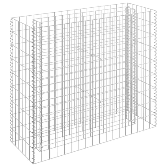 Vidaxl Podwyższona Donica Gabionowa, Galwanizowana Stal, 90X30X90 Cm vidaXL