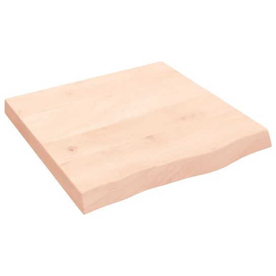 vidaXL Półka, 60x60x(2-6) cm, surowe lite drewno dębowe Inna marka