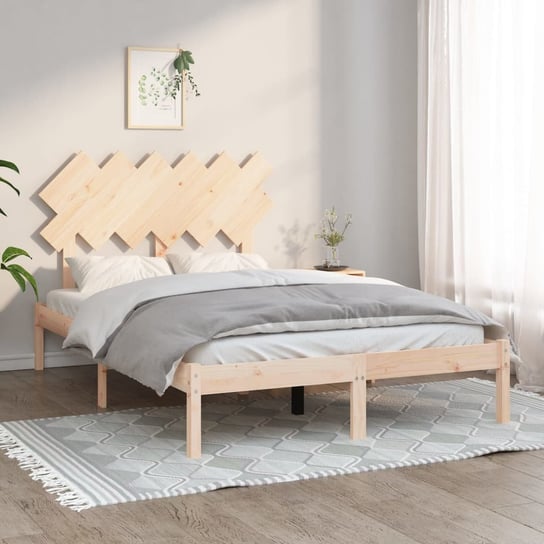 vidaXL Rama łóżka, 120x200 cm, lite drewno vidaXL