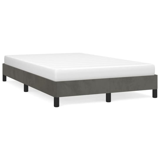 vidaXL Rama łóżka, ciemnozielona, 120x190 cm, aksamitna vidaXL