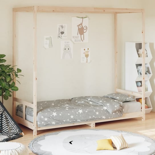 vidaXL Rama łóżka dla dzieci, 80x200 cm, drewno sosnowe vidaXL
