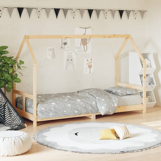 vidaXL Rama łóżka dla dzieci, 80x200 cm, drewno sosnowe vidaXL