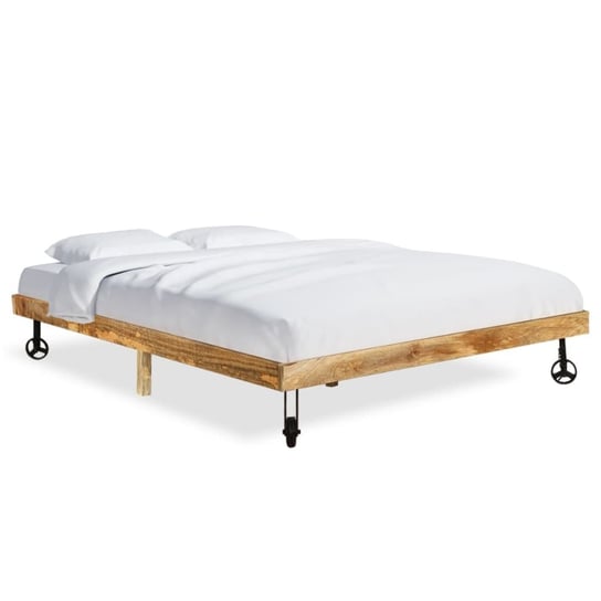 vidaXL Rama łóżka, lite drewno mango, 180 x 200 cm vidaXL