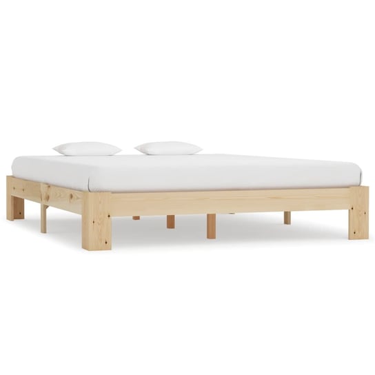 vidaXL Rama łóżka, lite drewno sosnowe, 180 x 200 cm vidaXL