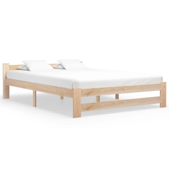 vidaXL Rama łóżka, lite drewno sosnowe, 180 x 200 cm vidaXL