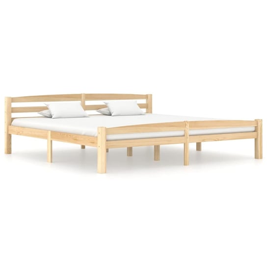 vidaXL Rama łóżka z litego drewna sosnowego, 180 x 200 cm vidaXL
