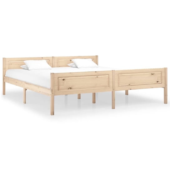 vidaXL, Rama łóżka z litego drewna sosnowego, 180x200 vidaXL