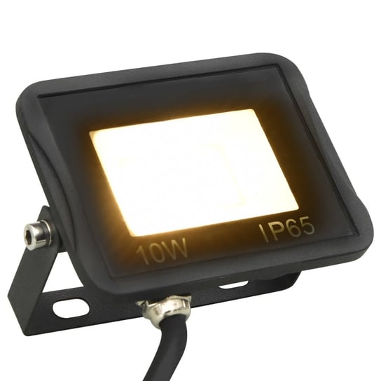 vidaXL, Reflektor LED, 10 W, ciepłe białe światło vidaXL