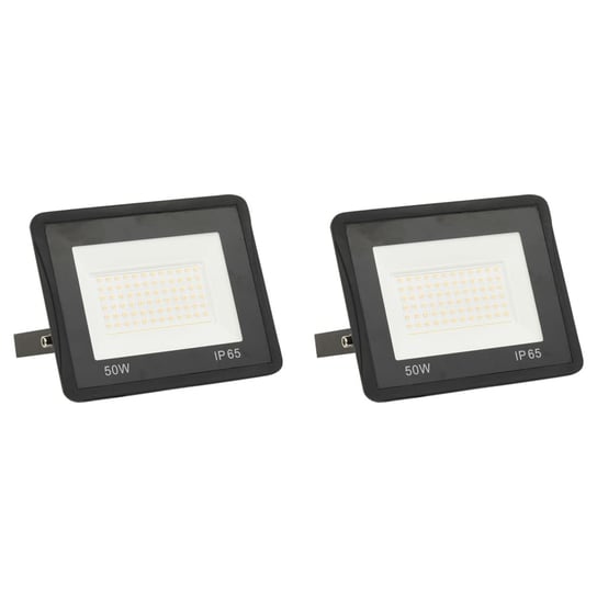 vidaXL, Reflektory LED, 2 szt., 50 W, zimne białe światło vidaXL