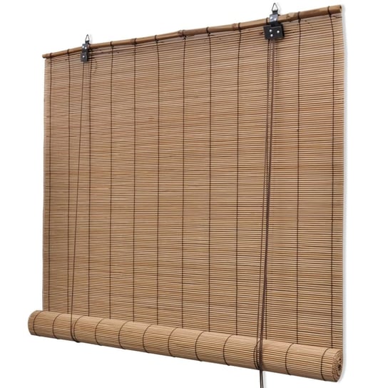 vidaXL Rolety bambusowe, 100 x 160 cm, brązowe vidaXL