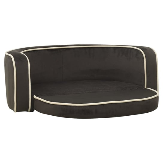 vidaXL Rozkładana sofa dla psa, szara, 73x67x26 cm, pluszowa vidaXL