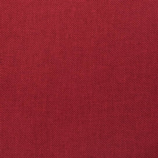 vidaXL Rozkładany fotel masujący, winna czerwień, obity tkaniną vidaXL