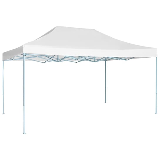 vidaXL Rozkładany namiot imprezowy, 3 x 4,5 m, biały vidaXL