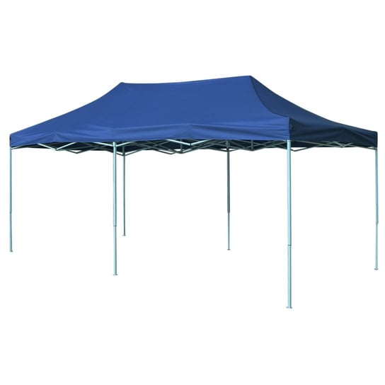 vidaXL Rozkładany namiot, pawilon 3 x 6 m, niebieski vidaXL