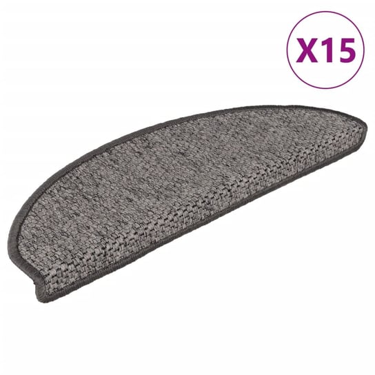 vidaXL Samoprzylepne nakładki na schody 15 szt. 65x21x4 cm brązowy beż vidaXL