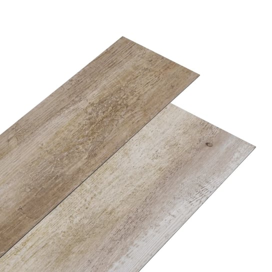 vidaXL Samoprzylepne panele podłogowe PVC, 5,21 m², 2 mm, płowe drewno vidaXL