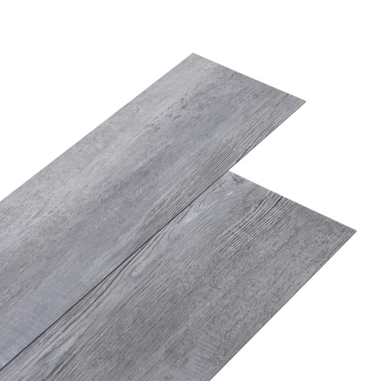 vidaXL Samoprzylepne panele podłogowe PVC, 5,21 m², 2 mm, szare drewno vidaXL