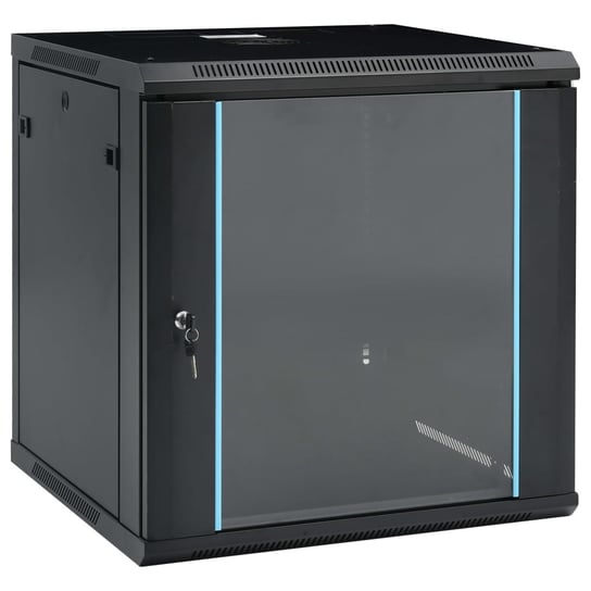 vidaXL Ścienna szafka serwerowa 12U, 19", IP20, 600x600x640 mm vidaXL