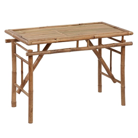 vidaXL Składany stół ogrodowy, 115x50x75 cm, bambusowy vidaXL