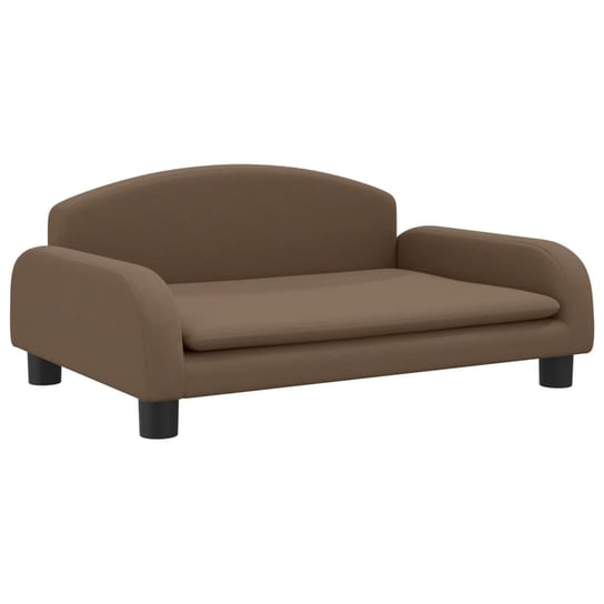 vidaXL Sofa dla dzieci, brązowa, 70x45x30 cm, obita tkaniną vidaXL