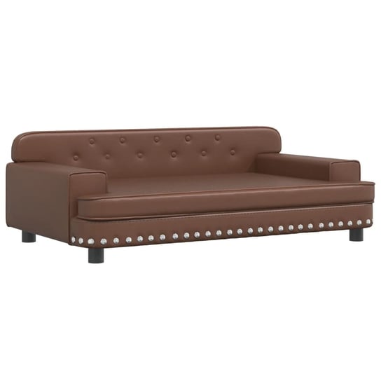 Vidaxl Sofa Dla Dzieci, Brązowa, 90X53X30 cm, Sztuczna Skóra vidaXL