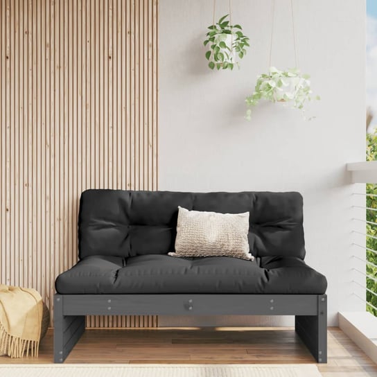 vidaXL Sofa środkowa do ogrodu, 120x80 cm, lite drewno sosnowe vidaXL