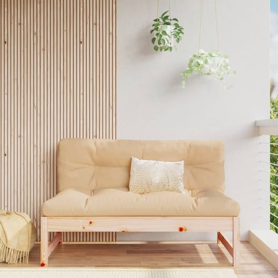 vidaXL Sofa środkowa do ogrodu, 120x80 cm, lite drewno sosnowe vidaXL