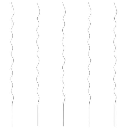 vidaXL Spiralne podpórki do roślin, 5 szt., 170 cm, stal galwanizowana vidaXL