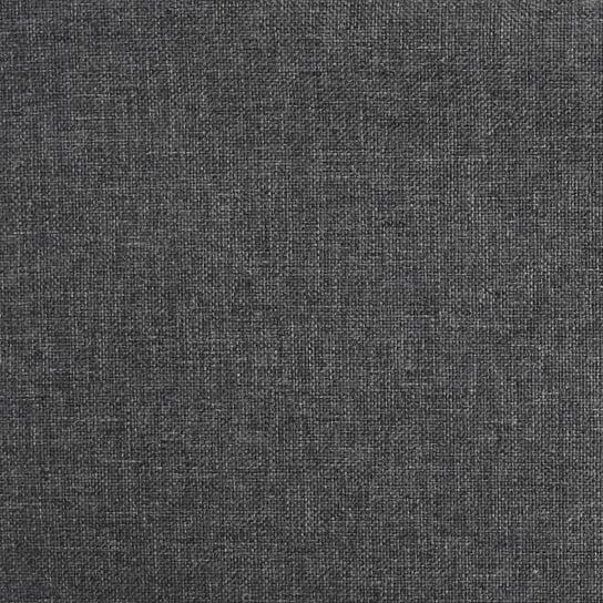 vidaXL Stołki barowe, 2 szt., ciemnoszare, tapicerowane tkaniną vidaXL