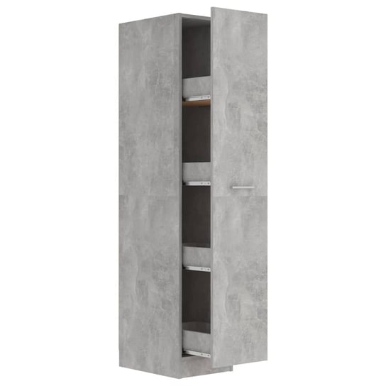 vidaXL Szafka apteczna, szarość betonu, 30x42,5x150 cm, płyta wiórowa vidaXL