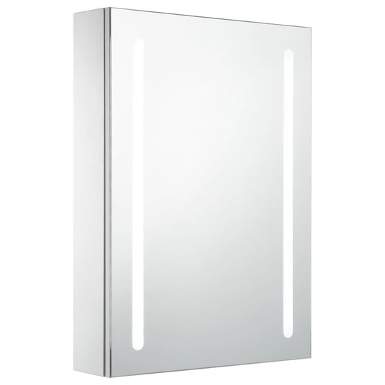 vidaXL Szafka łazienkowa z lustrem i LED, 50 x 13 x 70 cm vidaXL