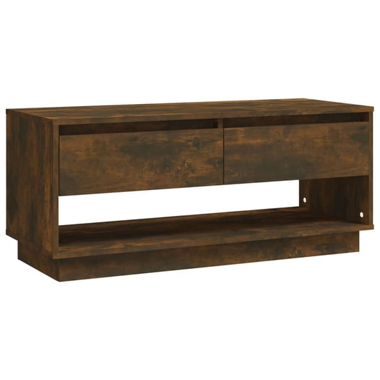 vidaXL Szafka pod TV, przydymiony dąb, 102x41x44 cm, płyta wiórowa vidaXL