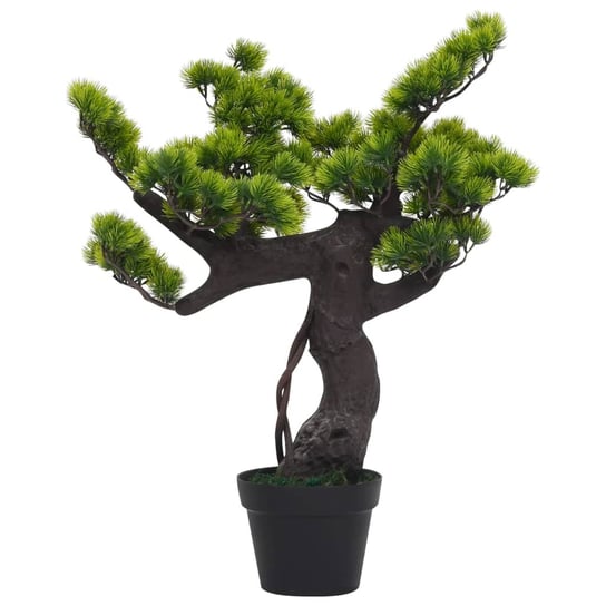vidaXL Sztuczne bonsai z sosny, z doniczką, 70 cm, zielone vidaXL