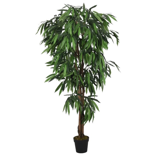 vidaXL Sztuczne drzewko mango, 900 liści, 180 cm, zielone vidaXL