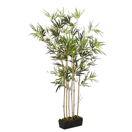 vidaXL Sztuczny bambus, 368 liści, 80 cm, zielony vidaXL