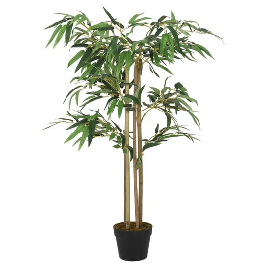vidaXL Sztuczny bambus, 380 liści, 80 cm, zielony vidaXL