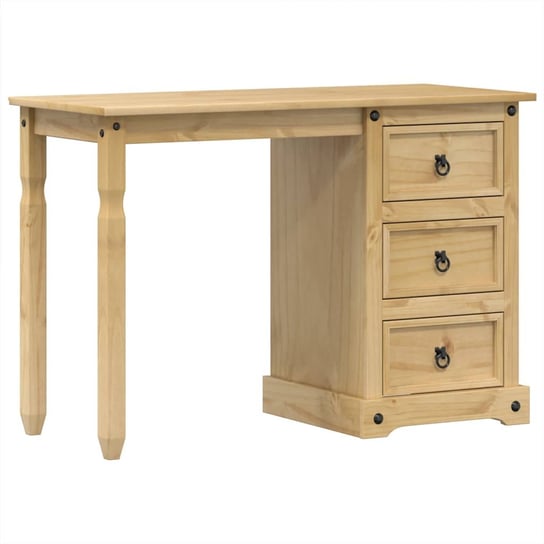 vidaXL Toaletka Corona, 110x50x75 cm, lite drewno sosnowe vidaXL