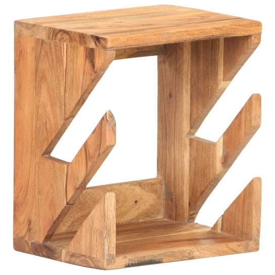 vidaXL Uchwyt ścienny na deskorolki, 25x20x30 cm, drewno akacjowe vidaXL