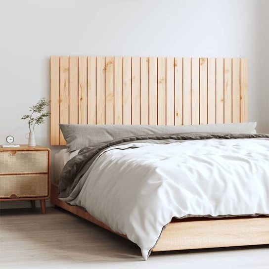 vidaXL Wezgłowie łóżka, 147x3x60 cm, lite drewno sosnowe vidaXL