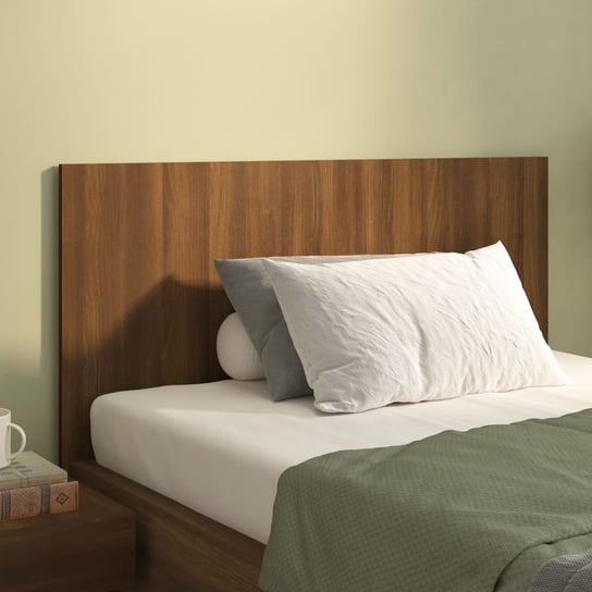 vidaXL Wezgłowie łóżka, brązowy dąb, 120x1,5x80 cm vidaXL