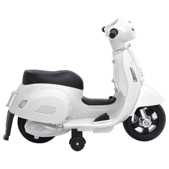 vidaXL Zabawkowy motocykl elektryczny Vespa GTS300, biały vidaXL