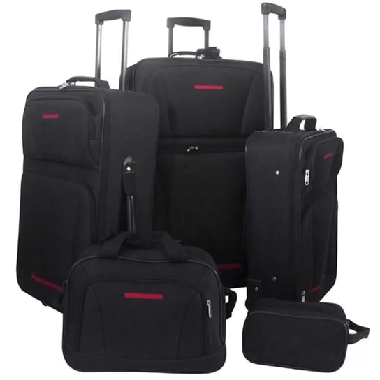 vidaXL, Zestaw walizek podróżnych, 5 elementów vidaXL