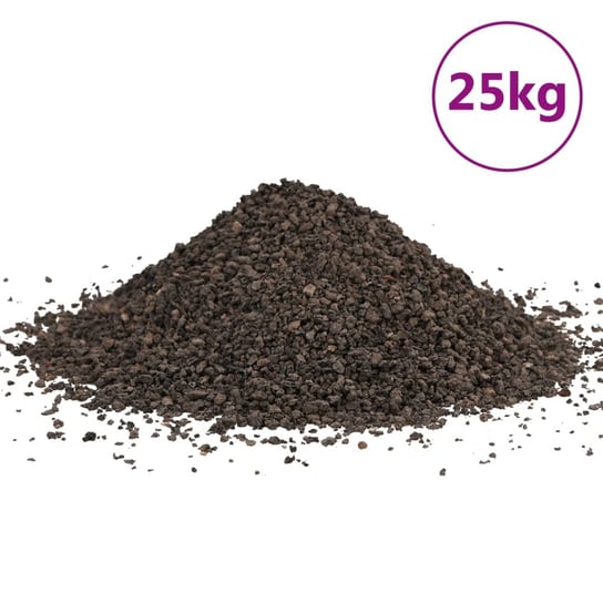 vidaXL Żwirek bazaltowy, 25 kg, czarny, 1-3 mm vidaXL